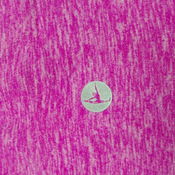 90 Degree By Reflex Magenta Cropped Hoodie Zipper Long Sleeve Sport L - Picture 7 of 8